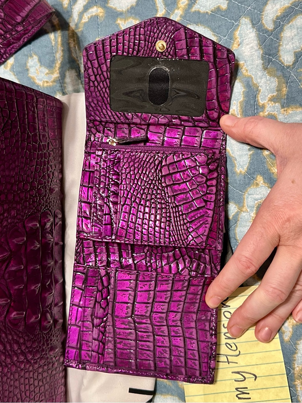 Brahmin Caroline and Small Veronica Set in Purple Potion - Picture 8 of 8
